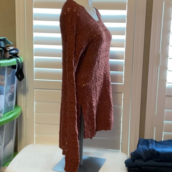 UNIONBAY Women's Rust Crew Neck Sweater - Picture 2 of 7